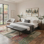 Area Rugs 5x7 for Living Room Bedroom, Modern Abstract Machine Washable Rug - Image 3