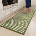 YDKGL Kitchen Rugs Kitchen Mats for Floor Non Slip Washable Blue 17" x47