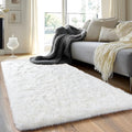 Runner Rugs for Bedroom 2x6 Rug Runners for Hallways Non Slip Soft Shag Bedside by Quntue