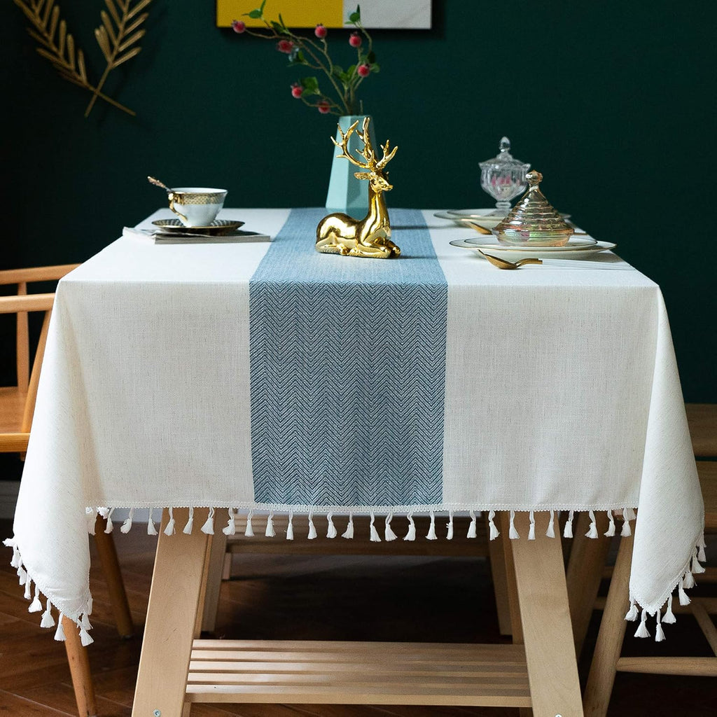 Oubonun Tablecloths for Square Tables, Machine Washable