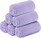 Buryeah 6 Pcs Flannel Throw Blanket Bulk 50 x 60 in Sleepover Blanket Outdoor by Buryeah