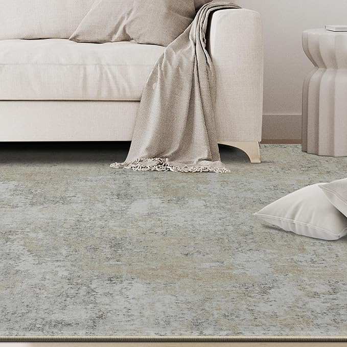 8x10 Area Rugs for Living Room Rug Washable: Abstract Large Rug for Dining Room - Image 9