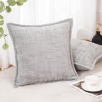 HPUK Fall Chenille Soft Throw Pillow Covers 18x18 Set of 2, Accent Cushion - Image 3