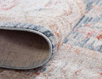 Unique Loom Noble Collection Country, Traditional, Distressed, Vintage, Botanical, Border Area Rug (2' 2 x 3' 0 Rectangular, Blue/Beige)