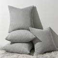 Topfinel Decorative Light Grey Throw Pillow Covers Cushion Cases, Mix and Match by Topfinel