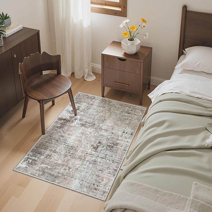 Soalmost 2x3 Abstract Washable Rugs - Image 3