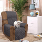 U-NICE HOME Recliner Chair Covers Reversible Quilted Water Repellent Pet - Image 2