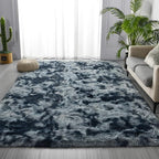 Deerhoo Shag Area Rug, 4 X 6 Tie-Dyed Plush Fuzzy Rugs - Image 3