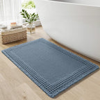 RESARE Waffle Bathroom Runner Rugs, Super Absorbent Bath Mat Non Slip Washable by Resare