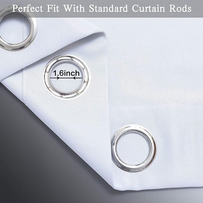 SimpleHome Ombre Curtains 52 x 63 Inch - Image 5