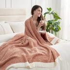 Snuggle Sac Orange Fall Throw Blanket - Image 2