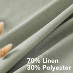 H.VERSAILTEX Living Room Linen Curtains Nickel Grommet Curtains Energy Saving - Image 4