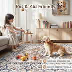 Lofus 9x12 Area Rugs for Living Room, Washable Area Rug, Rugs for Bedroom - Image 4