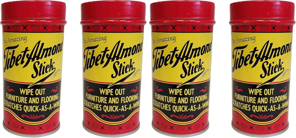 Tibet Almond Stick Scratch Remover - Touch Up and Repair Hardwood, Furniture, Floors Instantly - All-In-One Kit for Restoration of Cabinets, Vinyl, and More - Odorless, Colorless, Non-Toxic
