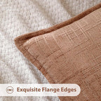 HPUK Fall Chenille Soft Throw Pillow Covers 18x18 Set of 2, Accent Cushion - Image 2