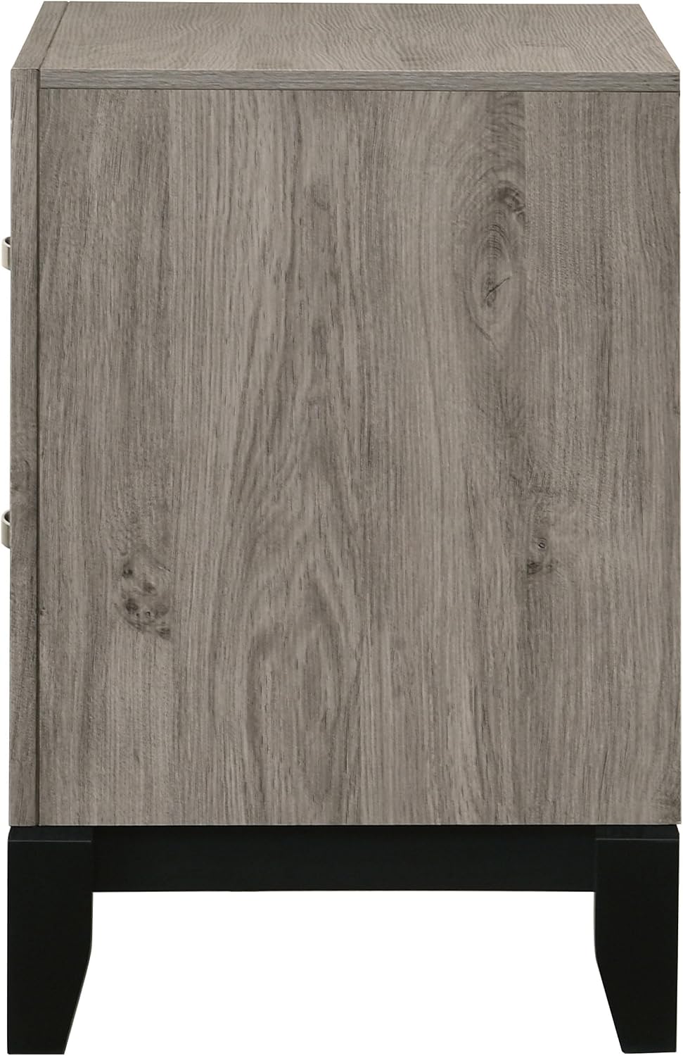 Coaster Valen 23.5-Inch Bedroom 2-Drawer Nightstand, Light Taupe 215912