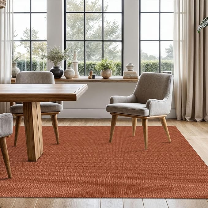 KOZYFLY Washable Area Rug 5x7 ft Rubber Backed Non Slip Rugs - Image 2