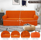 U-NICE HOME Stretch Couch Cover Sofa Cover Sofa Slipcover Furniture Protector - Image 3
