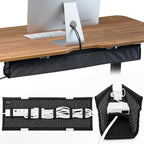 Perfect Posture Mesh Cable Management Tray Under Desk Cord Organizer - 38"