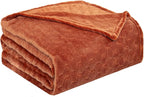 TOONOW Fleece Blanket Textured Fuzzy Plush Throw Blanket Twin Size 60" x 80" - Image 7