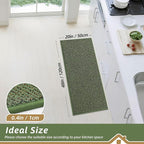 BEQHAUSE Kitchen Runner Rugs 20"x48", Non-Slip Kitchen Mats - Image 2
