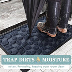 Bulijojo Sturdy Front Entrance Doormats, Durable Heavy Duty Welcome Mat - Image 4