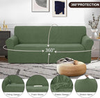 U-NICE HOME Stretch Couch Cover Sofa Cover Washable Sofa Slipcover Furniture - Image 3