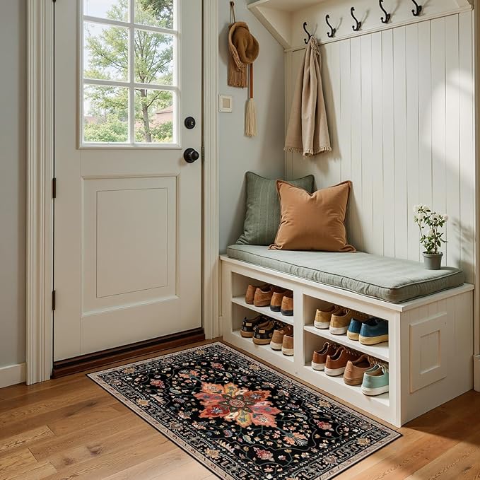 Area Rugs 2'x4' Kitchen Rugs Entry Rug Small Rugs by RELEANY