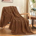 inhand Dark Brown Fleece Queen Blanket by inhand
