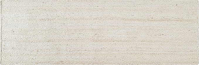 Hausattire Hand Woven Jute Braided Rug, Reversible Boho Entry Area Rugs by Hausattire