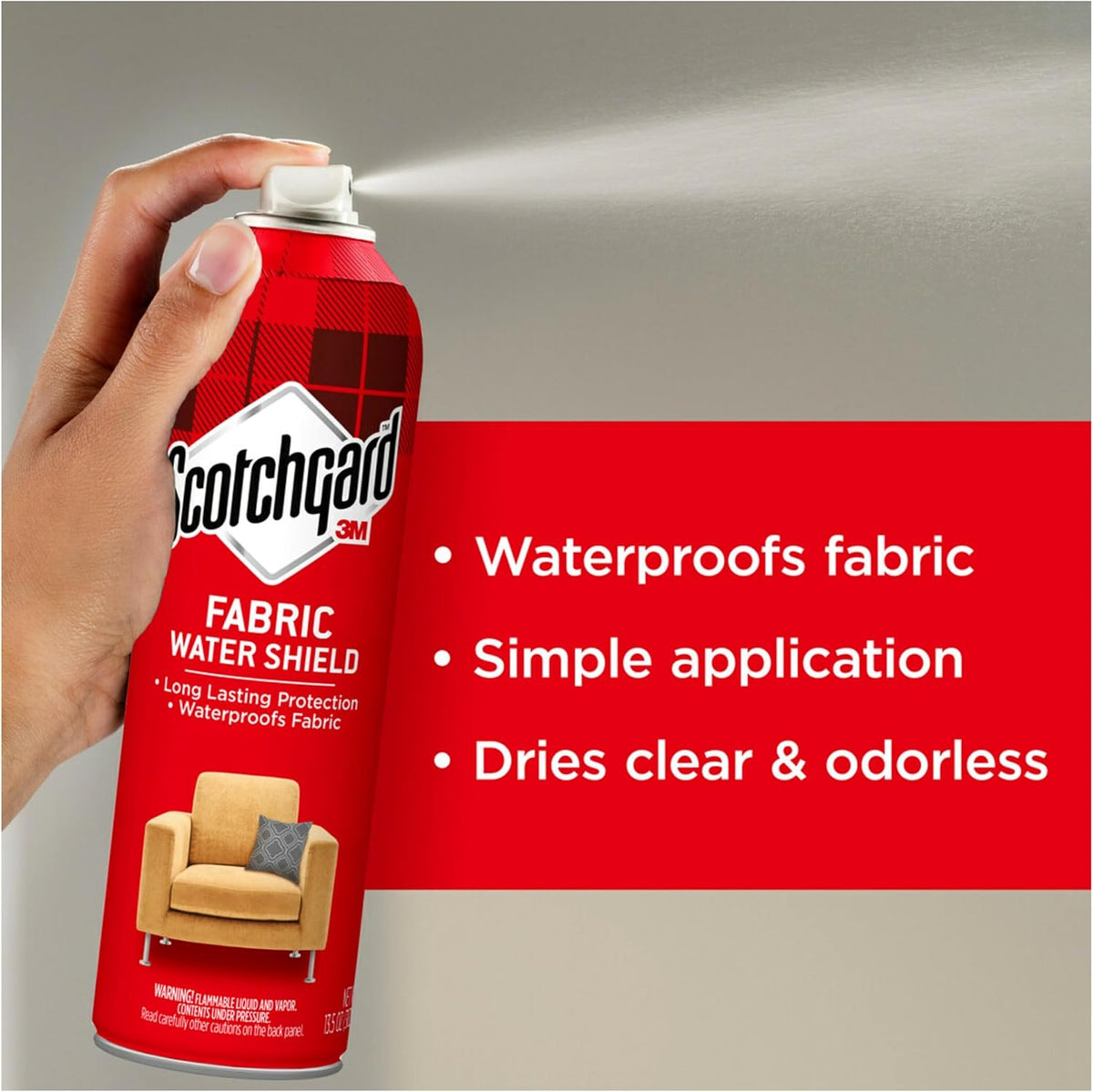 Scotchgard Fabric Water Shield Spray, 10 oz, 12 Pack