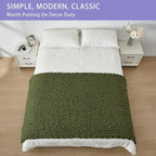 Bigacogo Chunky Knit Throw Blanket - Image 3