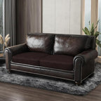Leather Look Couch Cushion Covers Sofa Seat Slipcovers Sets Couches Furniture - Image 8