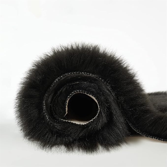 EasyJoy Ultra Soft Fluffy Shaggy Area Rug Faux Fur Rug Chair Cover Seat Pad - Image 5