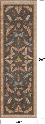 Hazo Haus 2'6"x8' 8ft Long Hallway Runner Rug, Stain Resistant Non-Slip Kitchen - Image 2