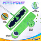 KEEPOW 12PCS Mop Pads Replacement Compatible with Swiffer XL Mop Pads