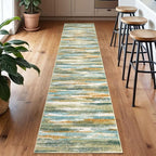 Lansny Modern Abstract Runner Rug 2x10 - Image 2