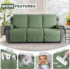 TAOCOCO 100% Waterproof Recliner Sofa Cover, Non Slip Split Couch Covers - Image 6