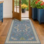 Hazo Haus Washable Blue Rugs for Bedroom Bedside - Image 6