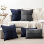 MIULEE Grey Decorative Throw Pillow Covers 20x20 Inch - Image 5