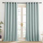 NICETOWN 100% Absolutely Blackout Linen Curtains - Image 2