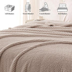Whale Flotilla King Size Fuzzy Fleece Blanket - Image 8