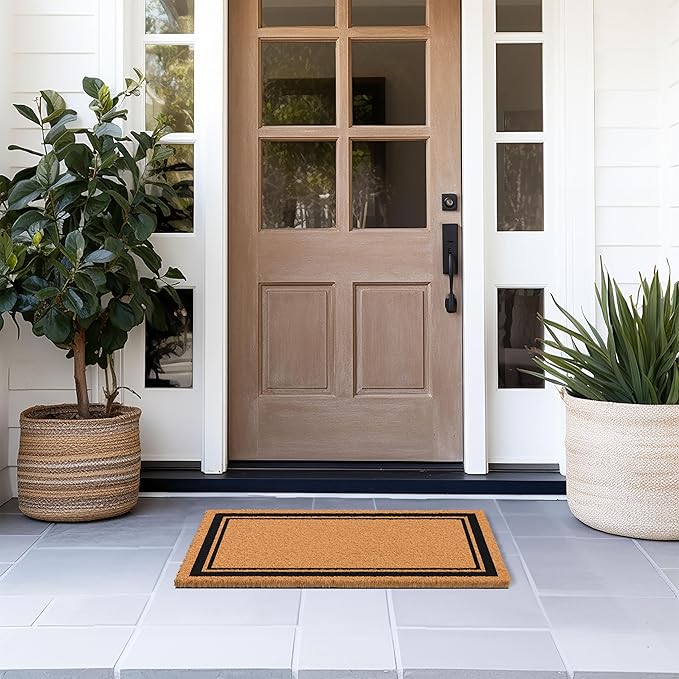 Barnyard Designs Natural Coco Coir Heavy Duty Backing Doormat - Image 4