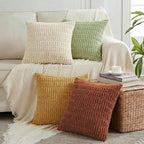 Fancy Homi 4 Packs Boho Fall Decorative Throw Pillow Covers 20x20 Inch by Fancy+Homi