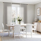 Nanspring Light Gray Linen Curtains 63 Inch Length - Image 7