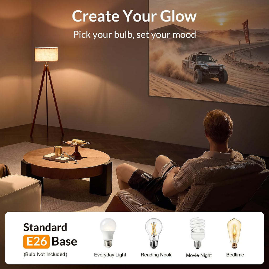 LEPOWER Tripod Floor Lamp Mid Century Modern Standing Lamps for Living Room