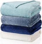 Newwiee 4 Pcs Flanne Fleece Throw Blanket by Newwiee