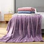 Newwiee 4 Pcs Flanne Fleece Throw Blanket - Image 3