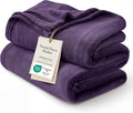 Bedsure GentleSoft Fleece Bed Blankets Large Size Purple by BEDSURE