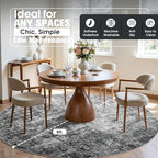 Round Rug 8ft Circle Rug Washable: Carpet Circular Area Rug - Image 3